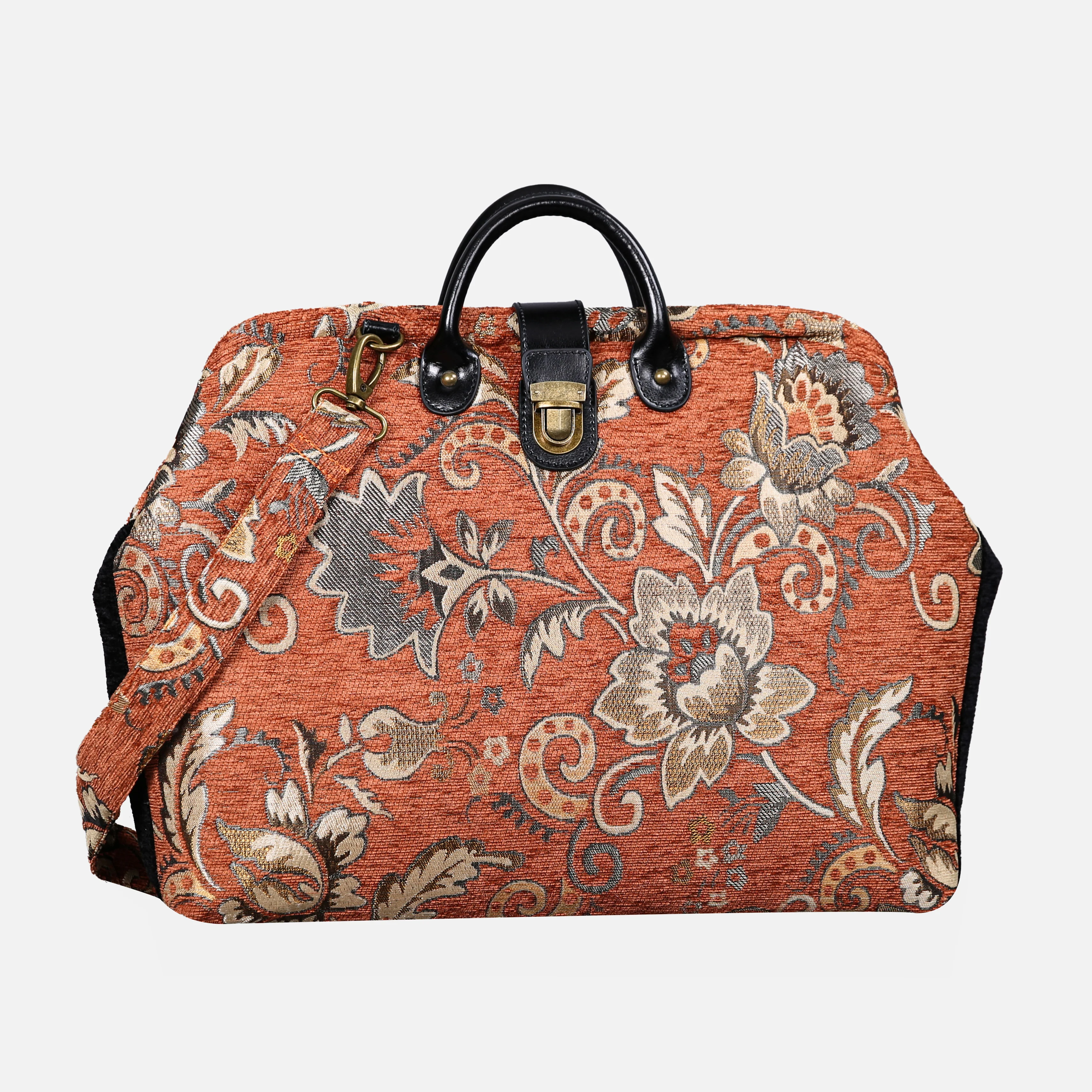 Paisley Orange Laptop Work Bag