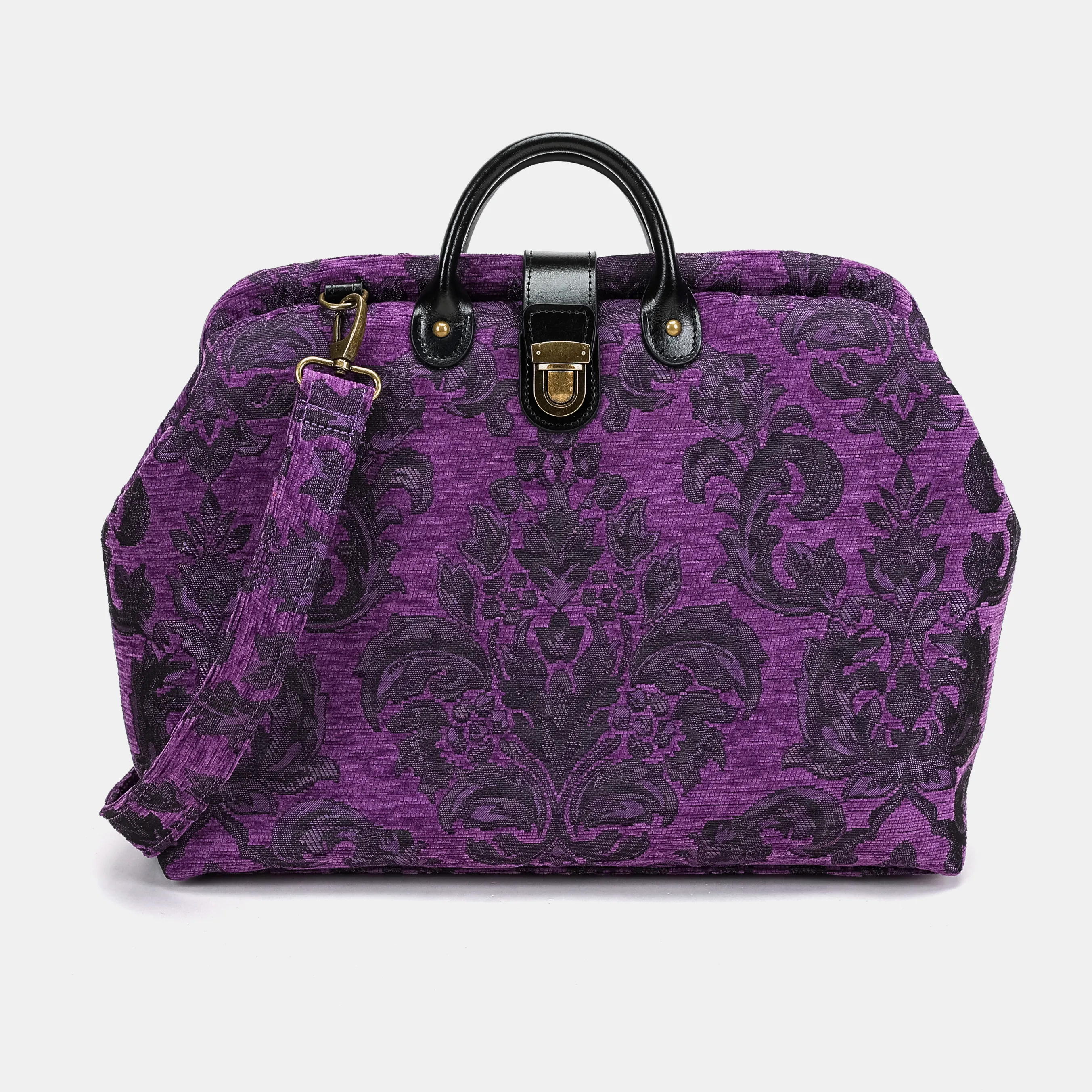 Victorian Blossom Purple Laptop Work Bag