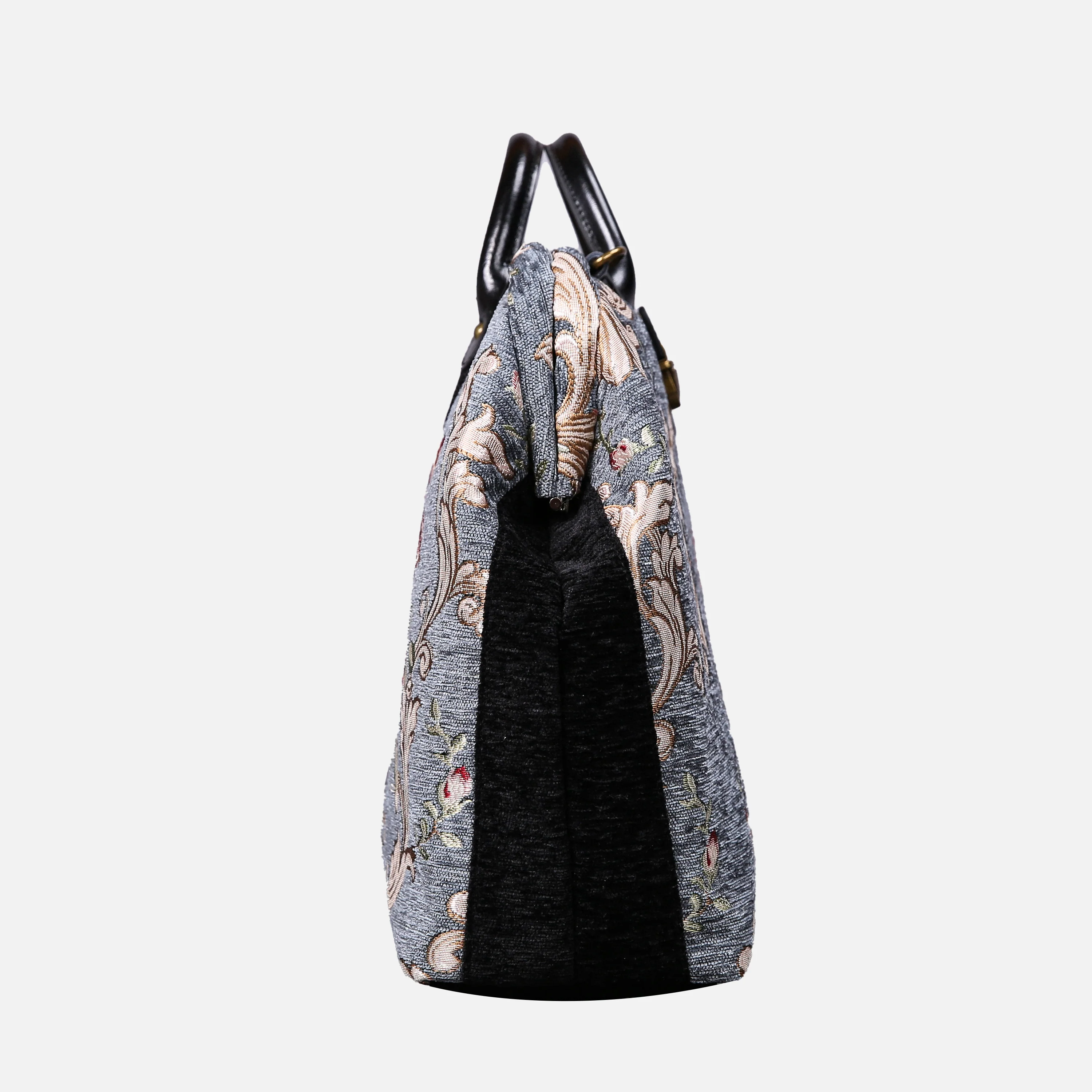 Baroque Garden Grey Laptop Work Bag