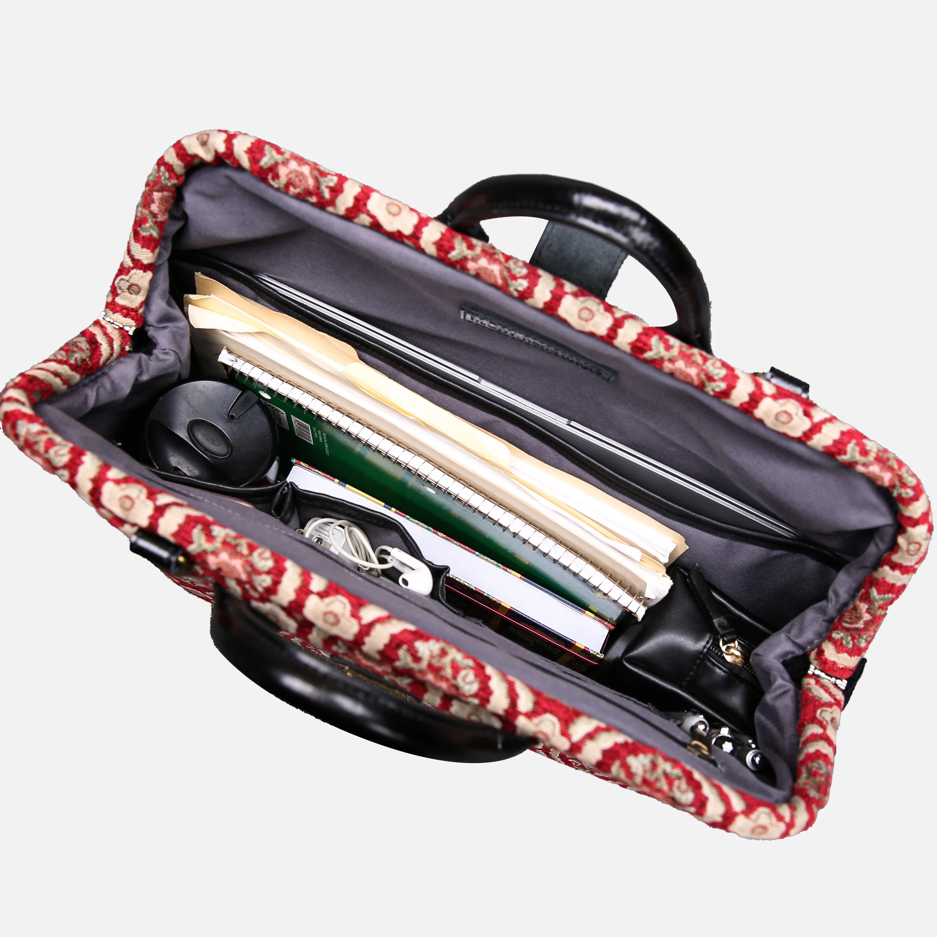Traditional Red Laptop Work Bag