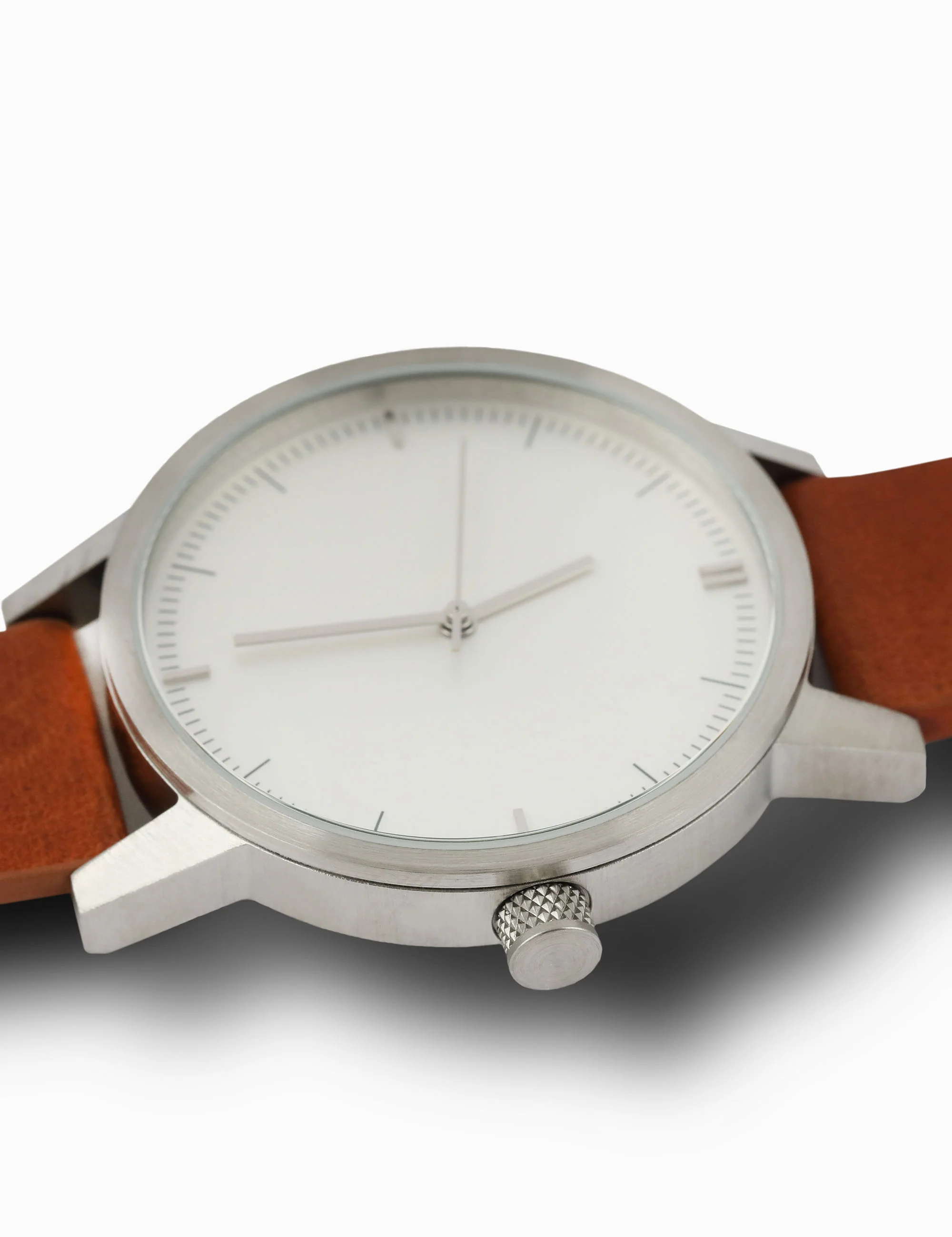 Silver / White / Tan - 38mm