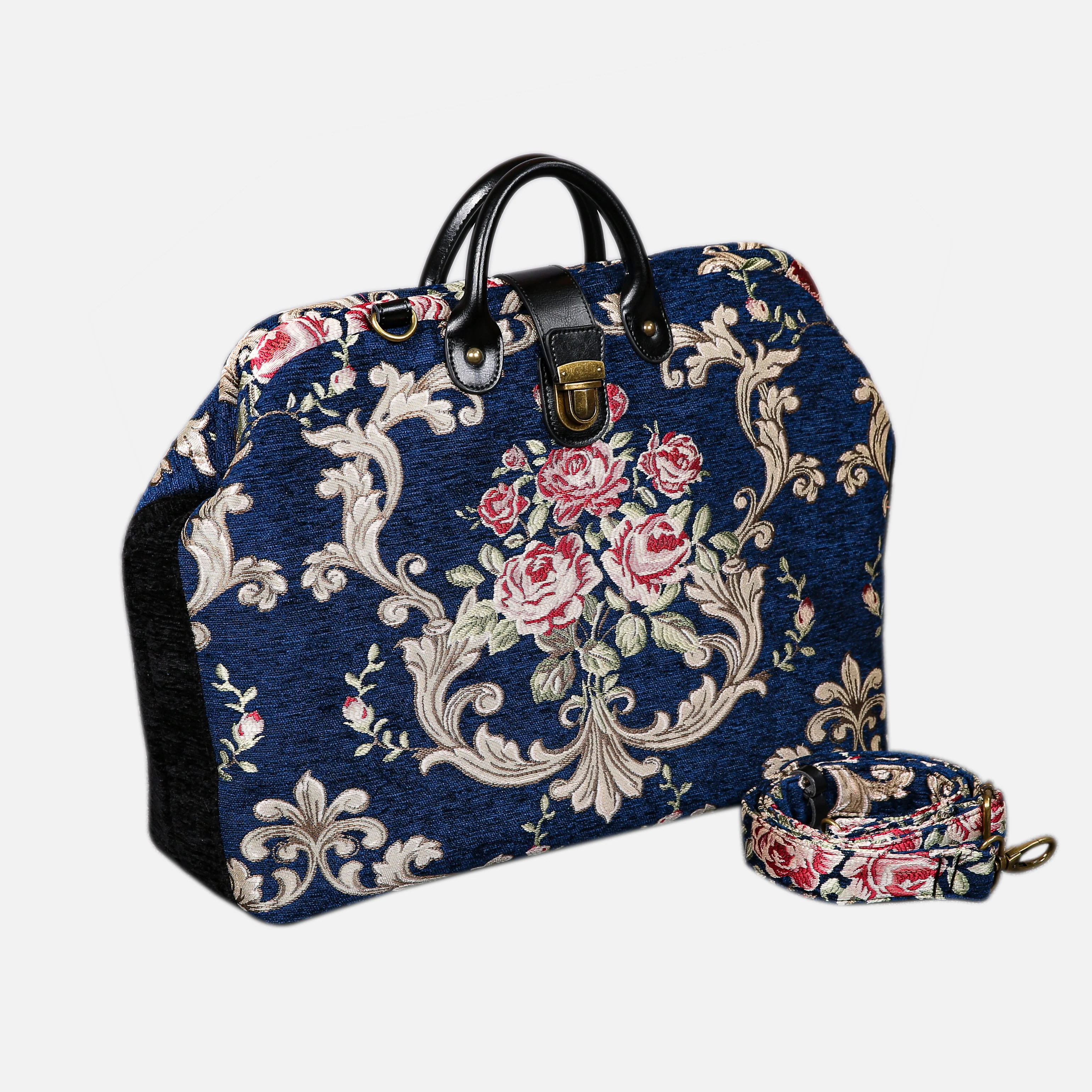 Baroque Garden Blue Laptop Work Bag