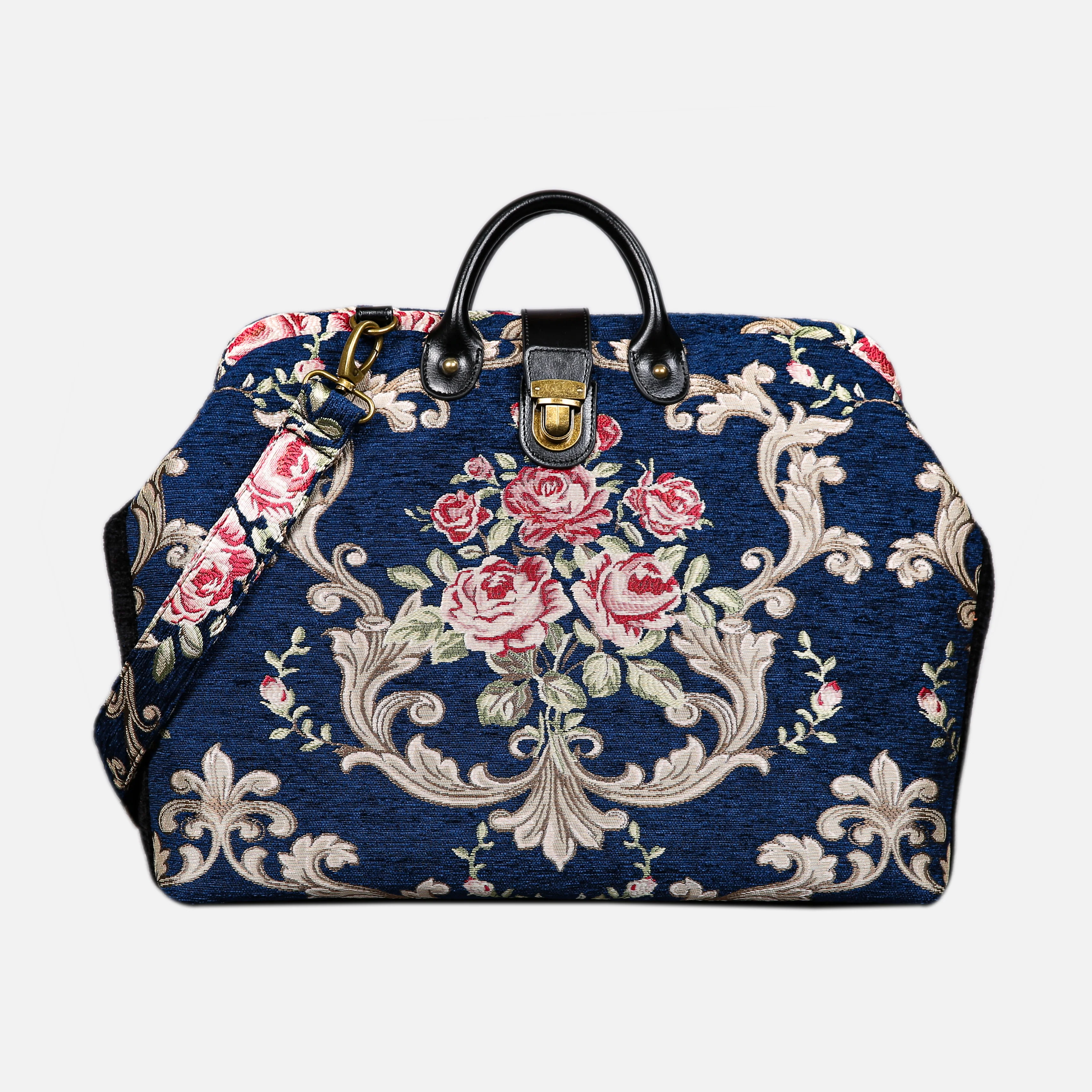 Baroque Garden Blue Laptop Work Bag
